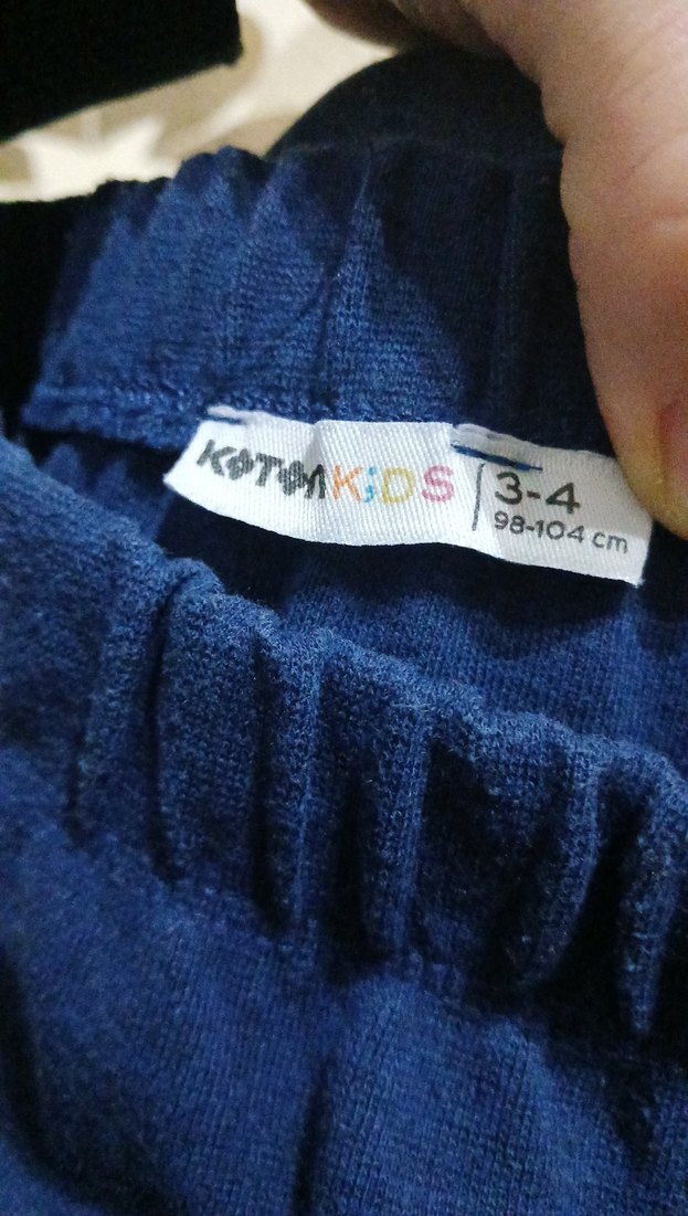 Koyu Mavi Denim Mini Etek - Görsel 3