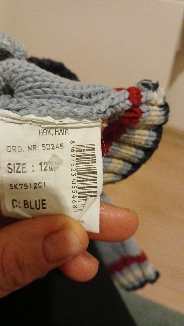 Mavi Erkek Çocuk Örgü Hırka - Görsel 5