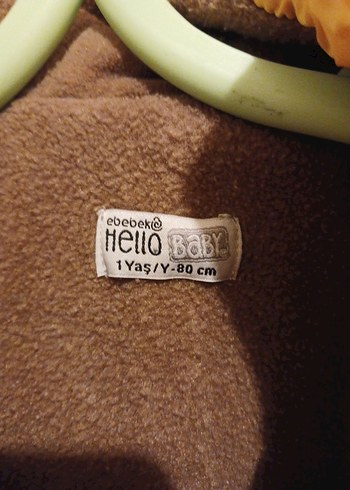 Kapüşonlu Sarı Erkek Çocuk Mont - Görsel 2