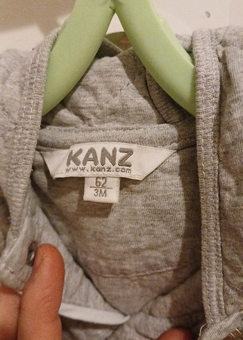 Erkek Çocuk Gri Pamuklu Düğmeli Ceket - Görsel 2