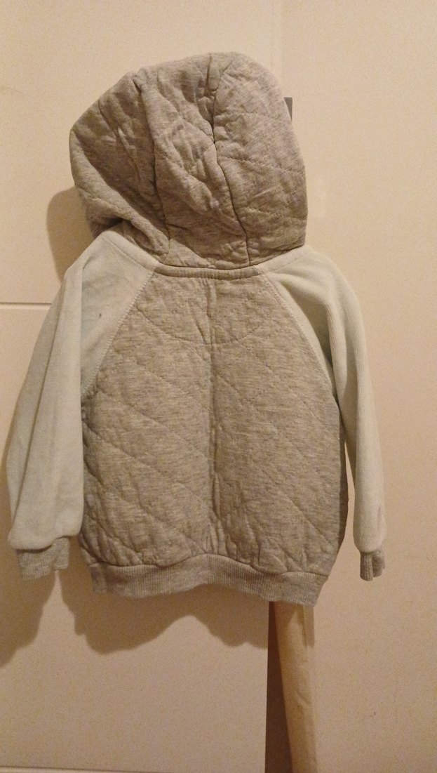 Erkek Çocuk Gri Pamuklu Düğmeli Ceket - Görsel 3