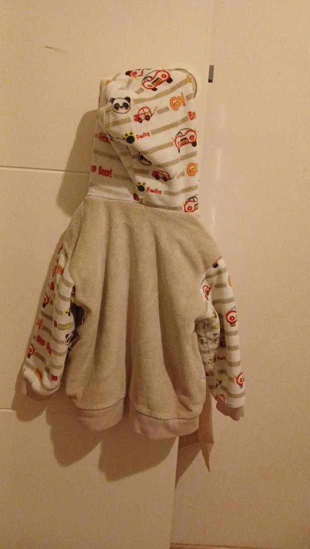 Kapüşonlu Sarı Erkek Çocuk Fermuarlı Ceket - Görsel 2