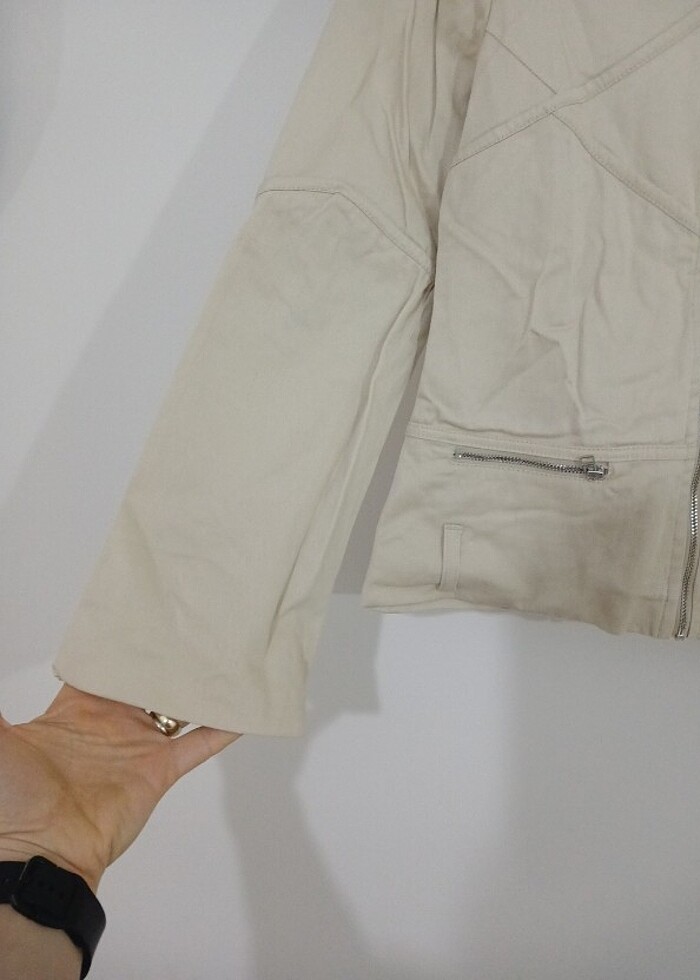 38 beden kısa trenckot - Görsel 5