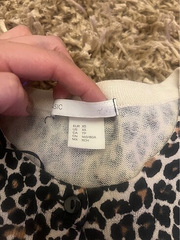 H&M Hm leopar hırka