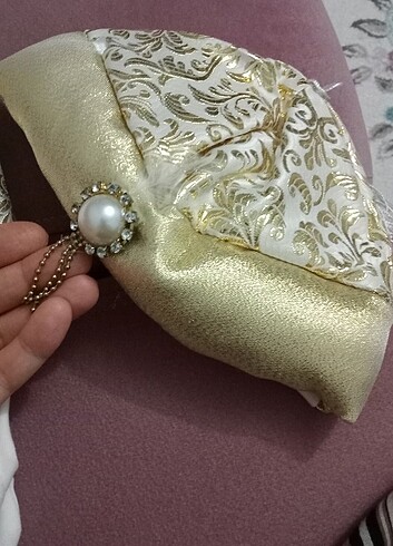 3-6 Ay Beden altın Renk Sünnet kıyafeti #kaftan