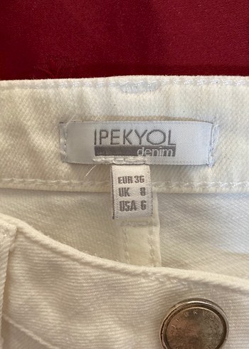 İpekyol Beyaz Kadın skinny jeans - Görsel 3