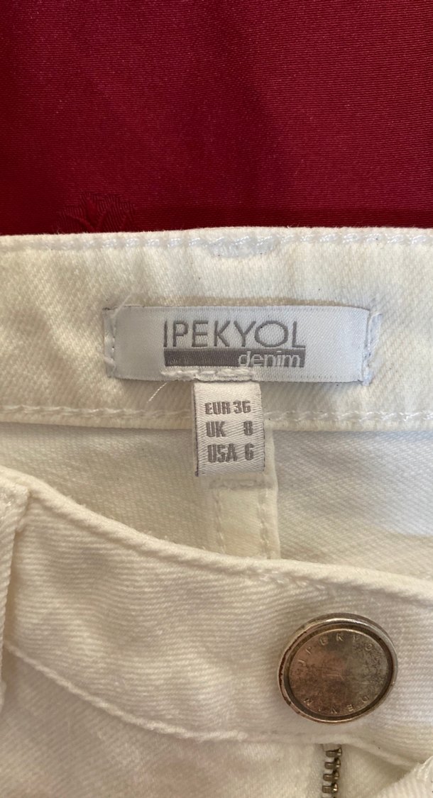 İpekyol Beyaz Kadın skinny jeans - Görsel 3