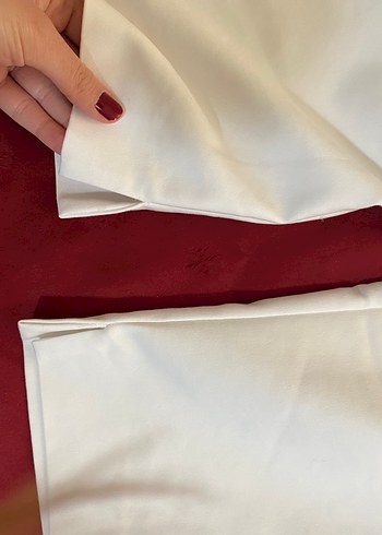 İpekyol Beyaz Kadın Kumaş Pantolon - Görsel 4