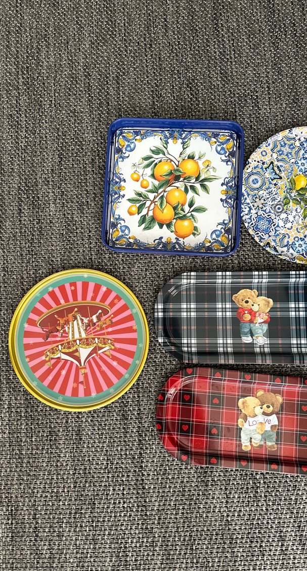 Renkli Nakışlı Bohem Tabak Seti - Görsel 2