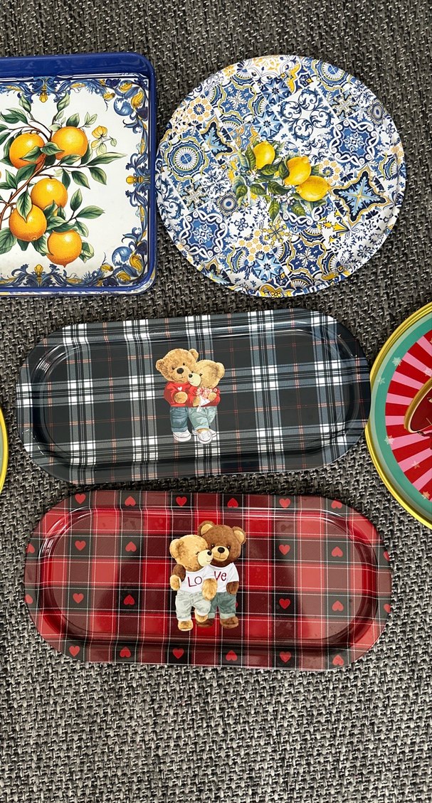 Renkli Nakışlı Bohem Tabak Seti - Görsel 4