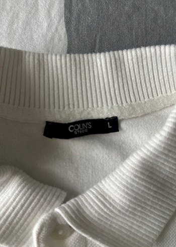 Erkek Beyaz Kısa Kollu Polo Tişört - Görsel 3