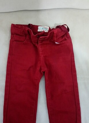 1 Yaş Beden bordo Renk Lcw gömlek pantolon takımı