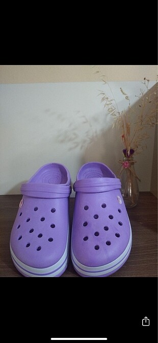 37 Beden mor Renk crocs model terlik