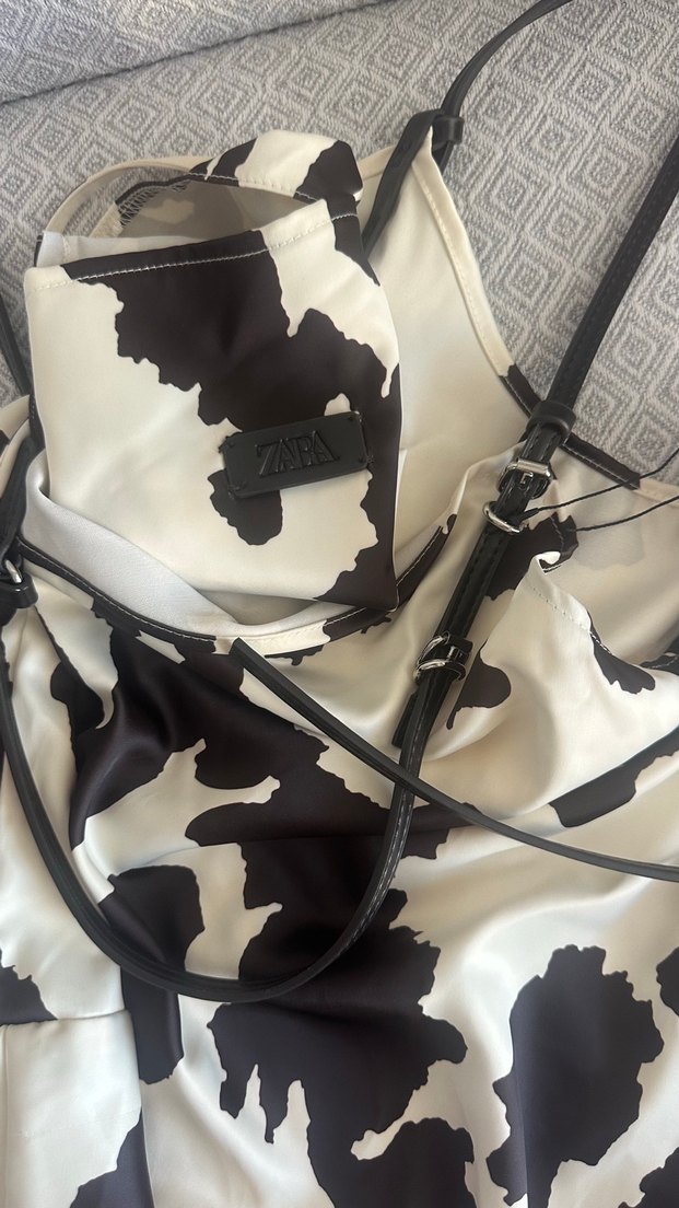 Kadın Kahverengi Desenli Omuz Çantası - Görsel 2