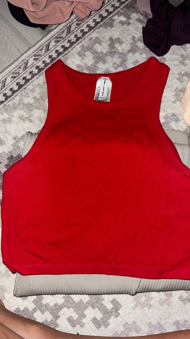 Gri Yüksek Yakalı Kız Triko Atlet - Görsel 2