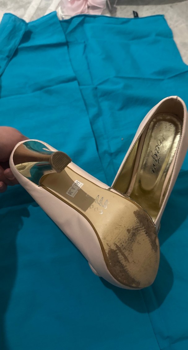 Parlak Pembe Stiletto Topuklu Kadın Ayakkabı - Görsel 3