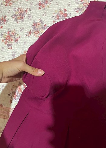 Bordo Kadın Abiye Elbise - Görsel 2