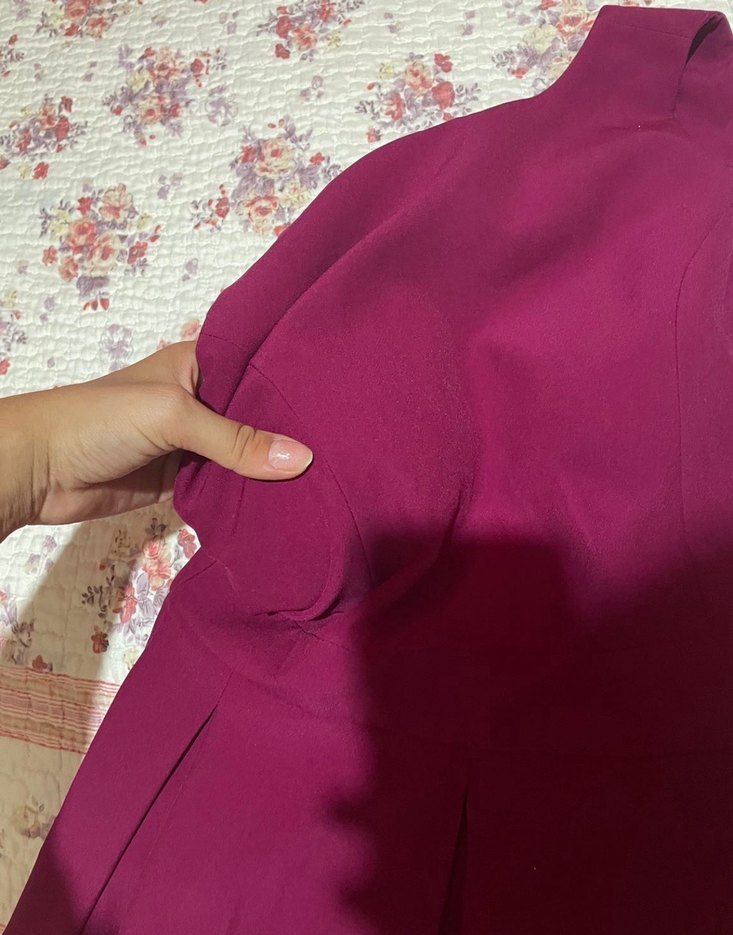 Bordo Kadın Abiye Elbise - Görsel 2