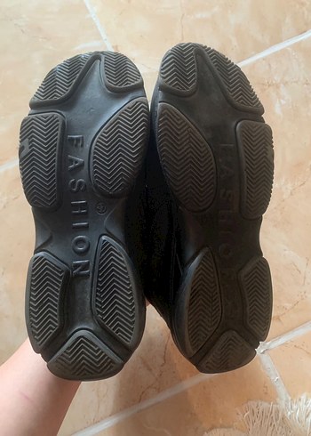 37 Beden siyah Renk Bambi Platform Spor Ayakkabı