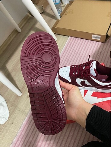 38 Beden bordo Renk Nike dunk low bordeux
