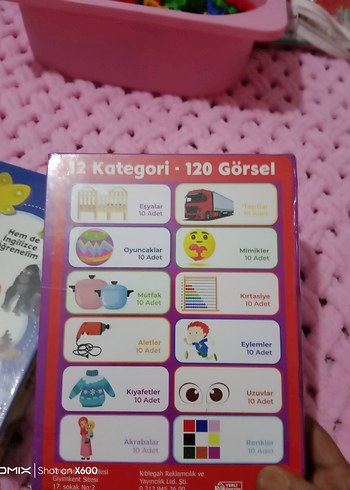 İlk 120 Sözcüğüm - İngilizce ve Türkçe Kitap - Görsel 2