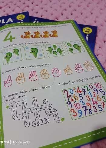 İlkokula Hazırlık Seti 3 Kitap ve Sayı Tuşları - Görsel 4