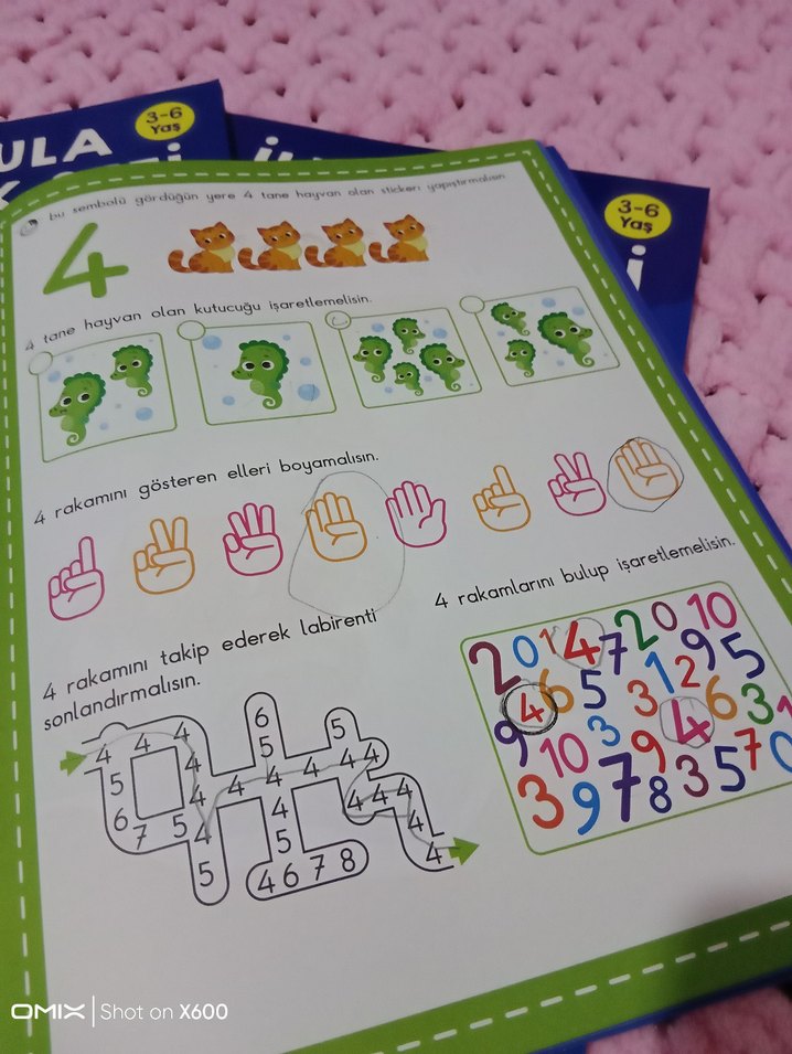 İlkokula Hazırlık Seti 3 Kitap ve Sayı Tuşları - Görsel 4