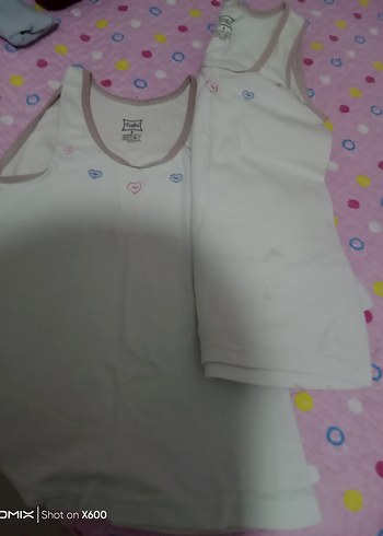 Çocuklar için Pastel Renkli Baskılı Atlet - Görsel 5