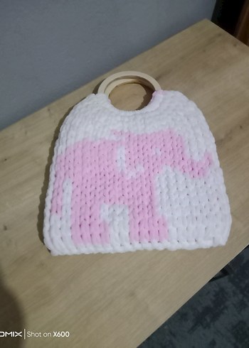 fil desenli çanta orta boy - Görsel 2