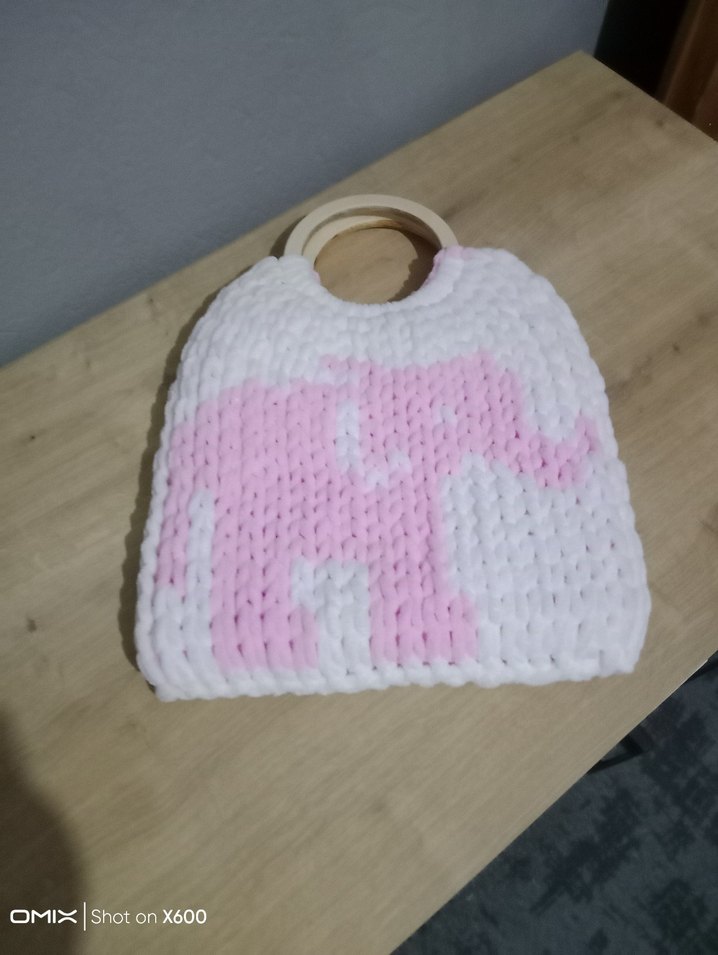 fil desenli çanta orta boy - Görsel 2