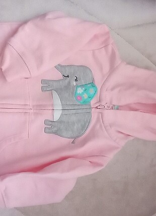 Carter's Kız Bebek Kapuşonlu Sweat 