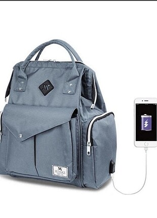 Smart Bag Usbli Anne ve Bebek Bakım Çantası