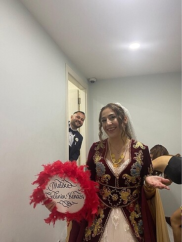 Diğer Kına yelpazesi ve gelin tefi