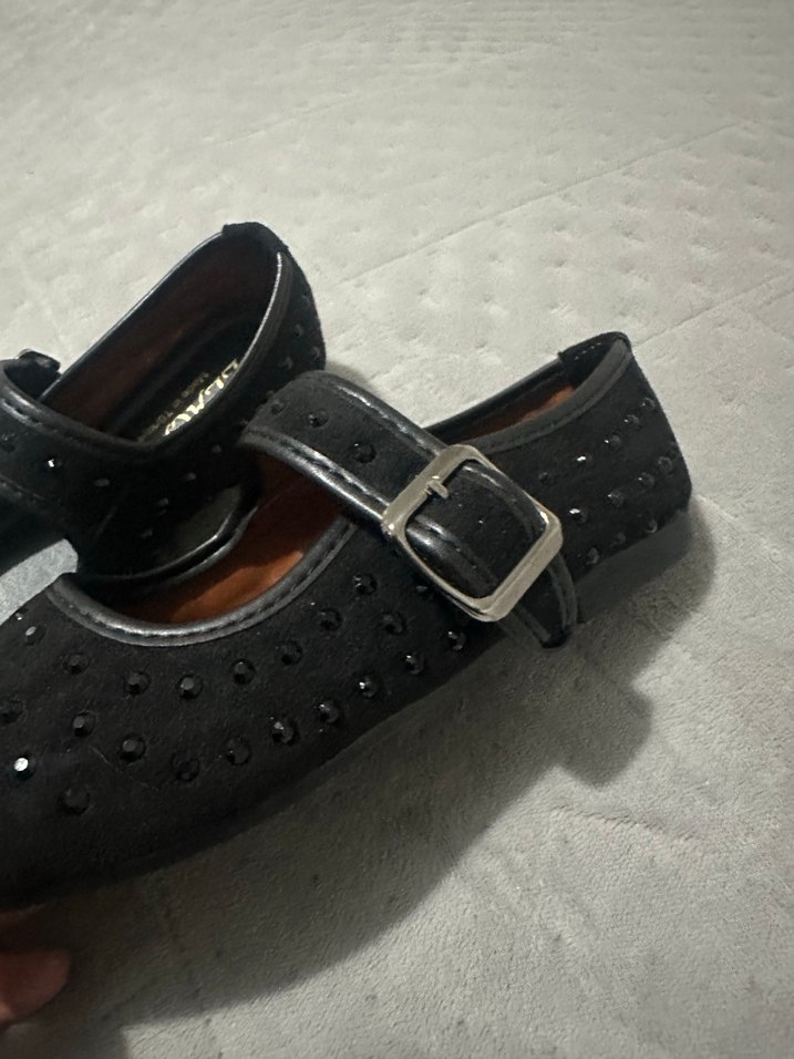 Tokalı Siyah Kadın Babet - Görsel 4