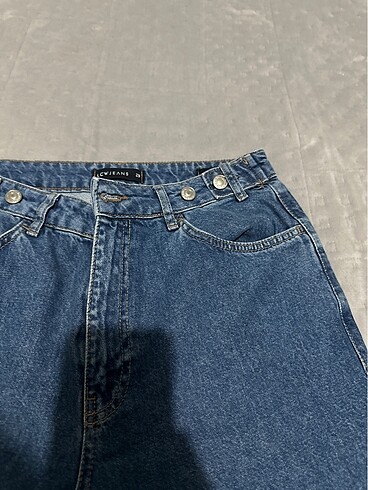 29 Beden mavi Renk Mom jean