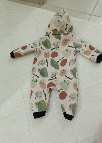 Renkli Baskılı Erkek Bebek Tulum - Görsel 3