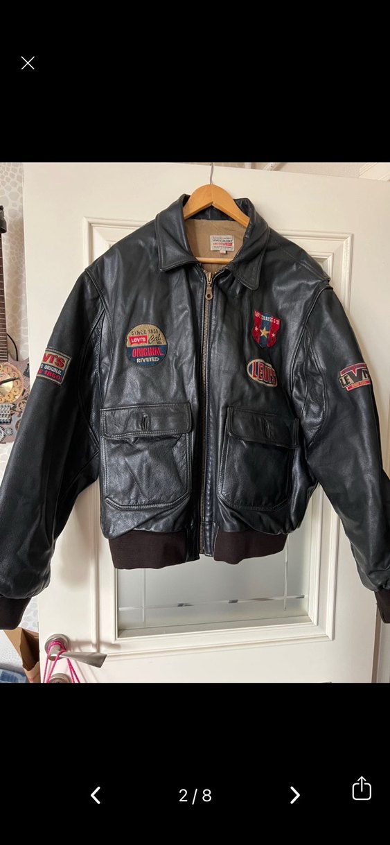 Levıs Avirex ikonik TOP GUN modeli hatasız mont 67/73 - Görsel 5