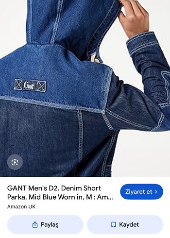 GANT en D2 DeNIM JACKET 68-80 cm - Görsel 4