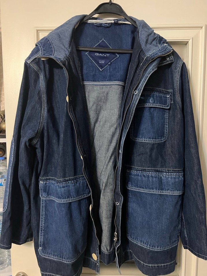 GANT en D2 DeNIM JACKET 68-80 cm - Görsel 3