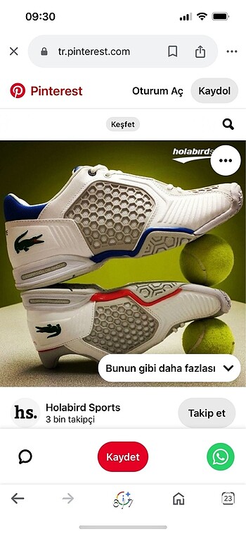 Lacoste repel tenıs