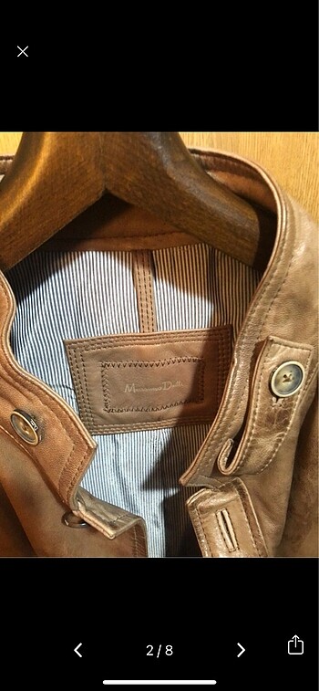 Massimo Dutti Massimo duttı prestıjın adı .sıfır 56 beden camel bej deri trenç