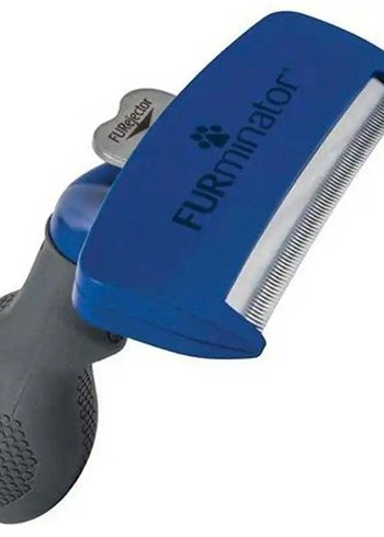 FURminator Köpek Tüy Toplama Tarağı L Mavi - Görsel 2