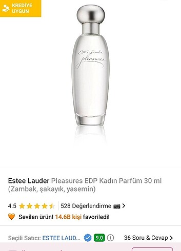 Estee Lauder Estee lauder pleasures edp 30 ml