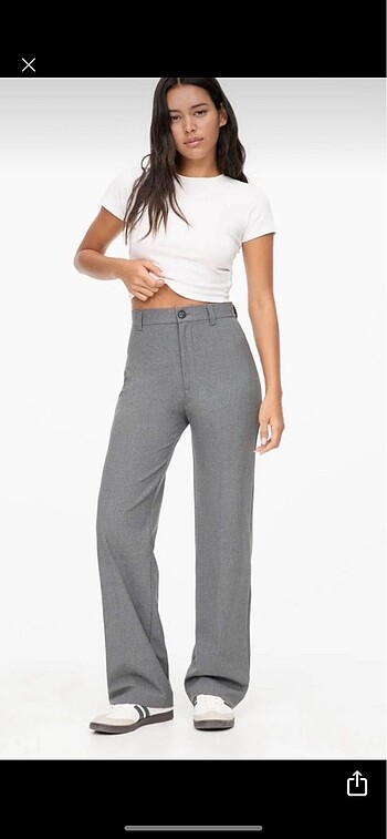 Pull bear straight kumaş pantolon
