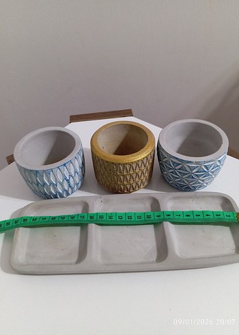 Üçlü saksı - Görsel 3