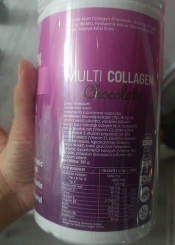 Voonka Multi Collagen Çikolata Tozu - Görsel 3