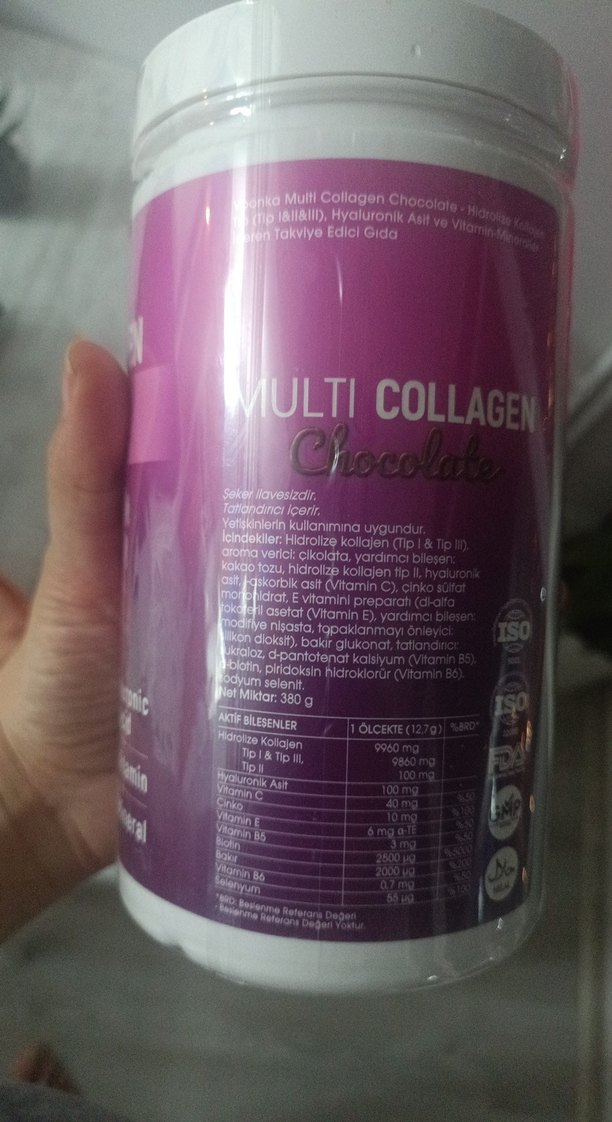 Voonka Multi Collagen Çikolata Tozu - Görsel 3