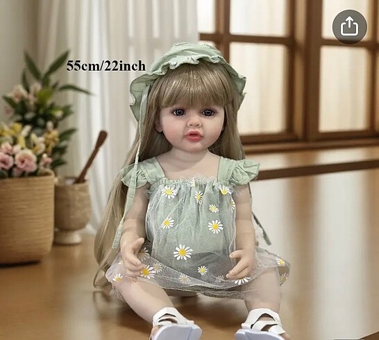 Reborn bebek gerçekçi bebek silikon bebe