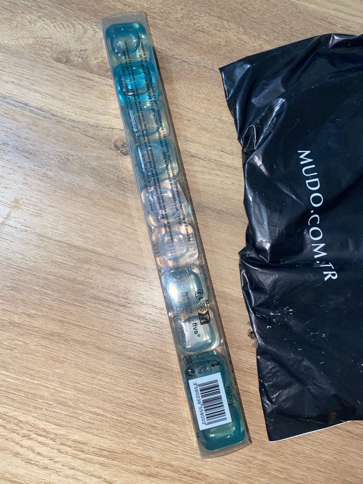 Mudo Home Mavi Baskılı buz küpleri - Görsel 3