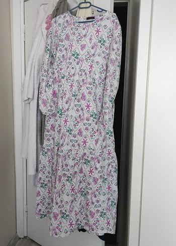 Bohem Çok Renkli Uzun Elbise - Görsel 4